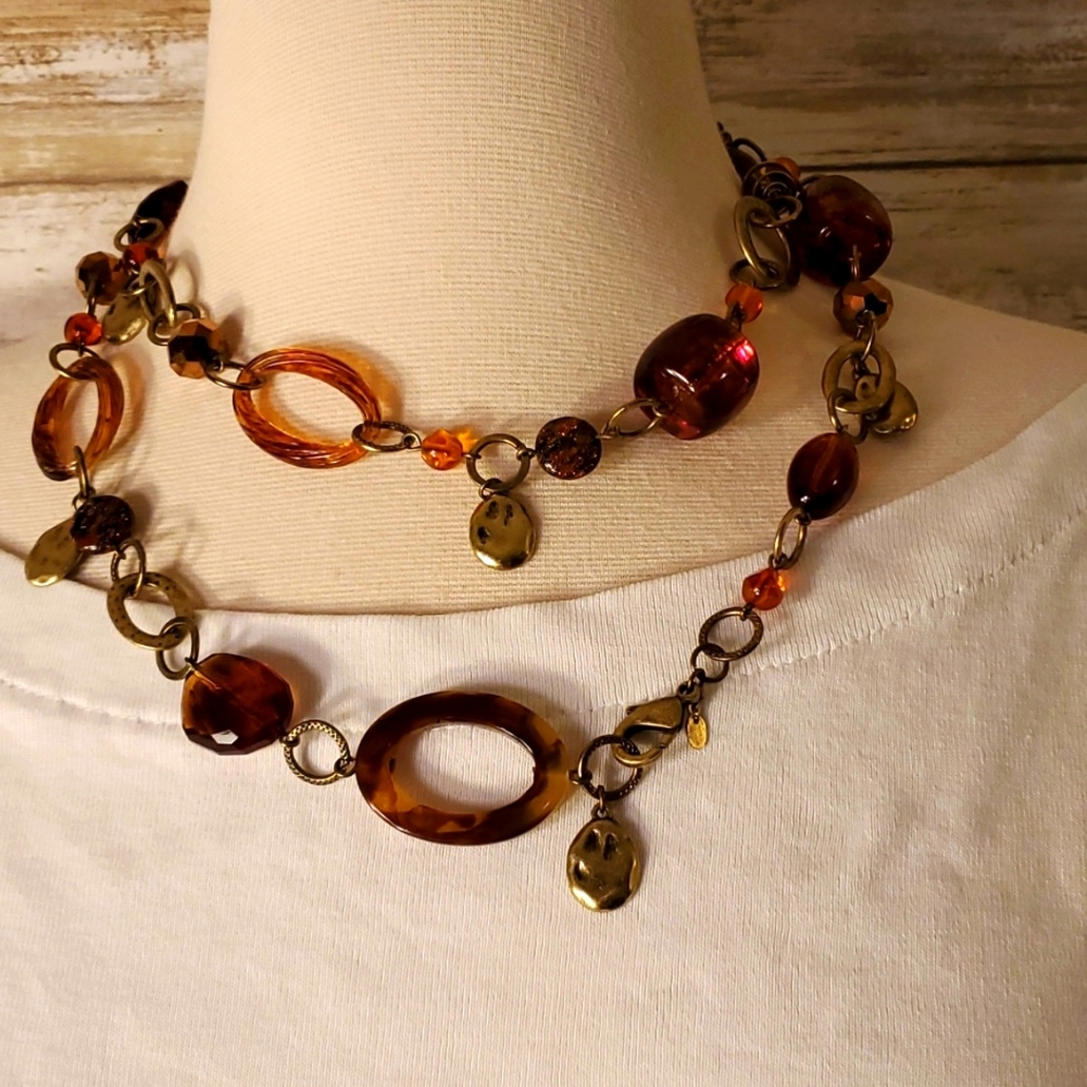 Premiere Designs Long Beaded Necklace